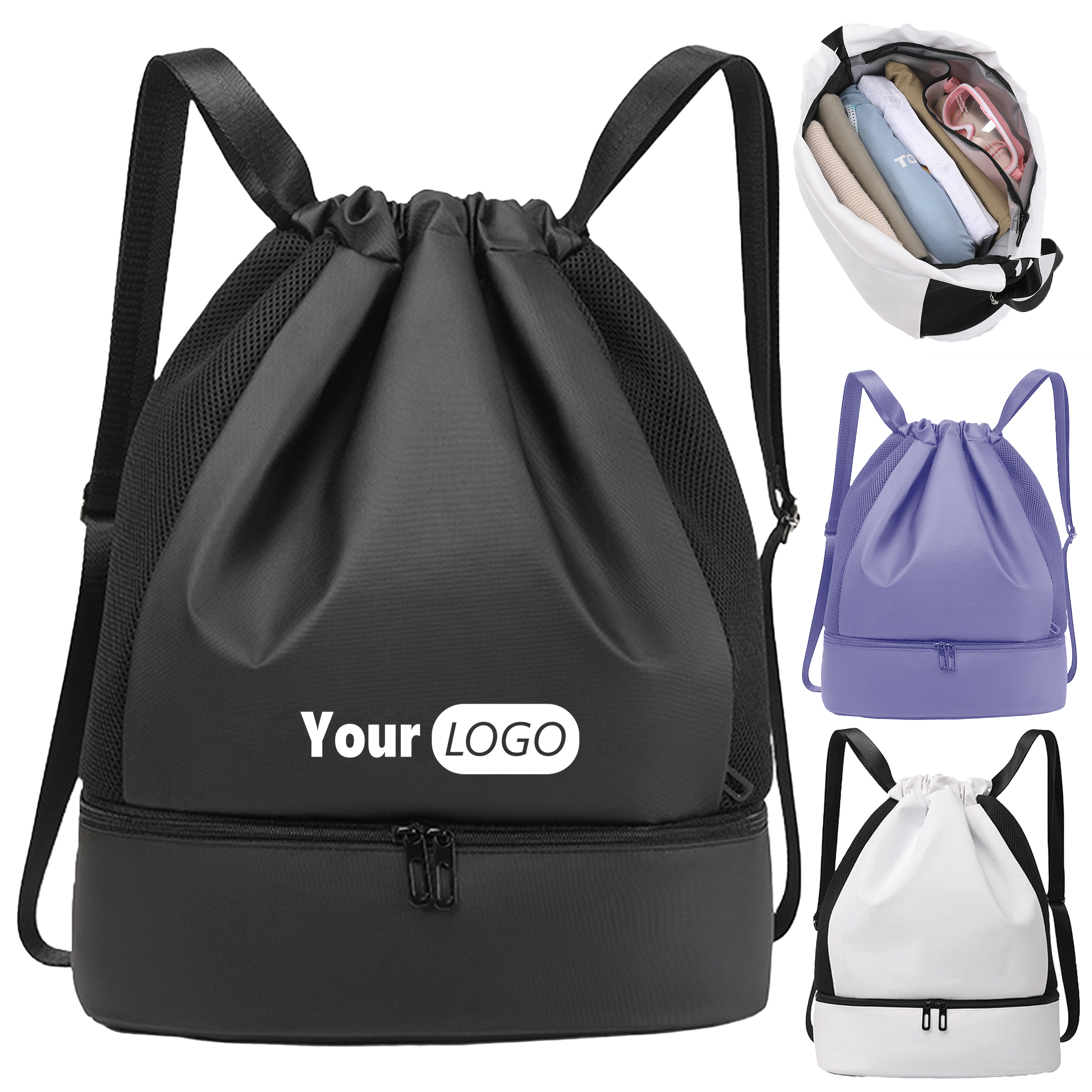 Polyester Travel Waterproof Portable Backpack 5