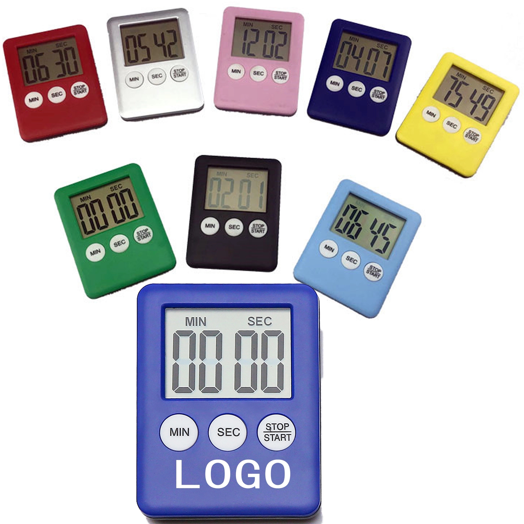 Big LCD Display Magnetic Digital Timer 2