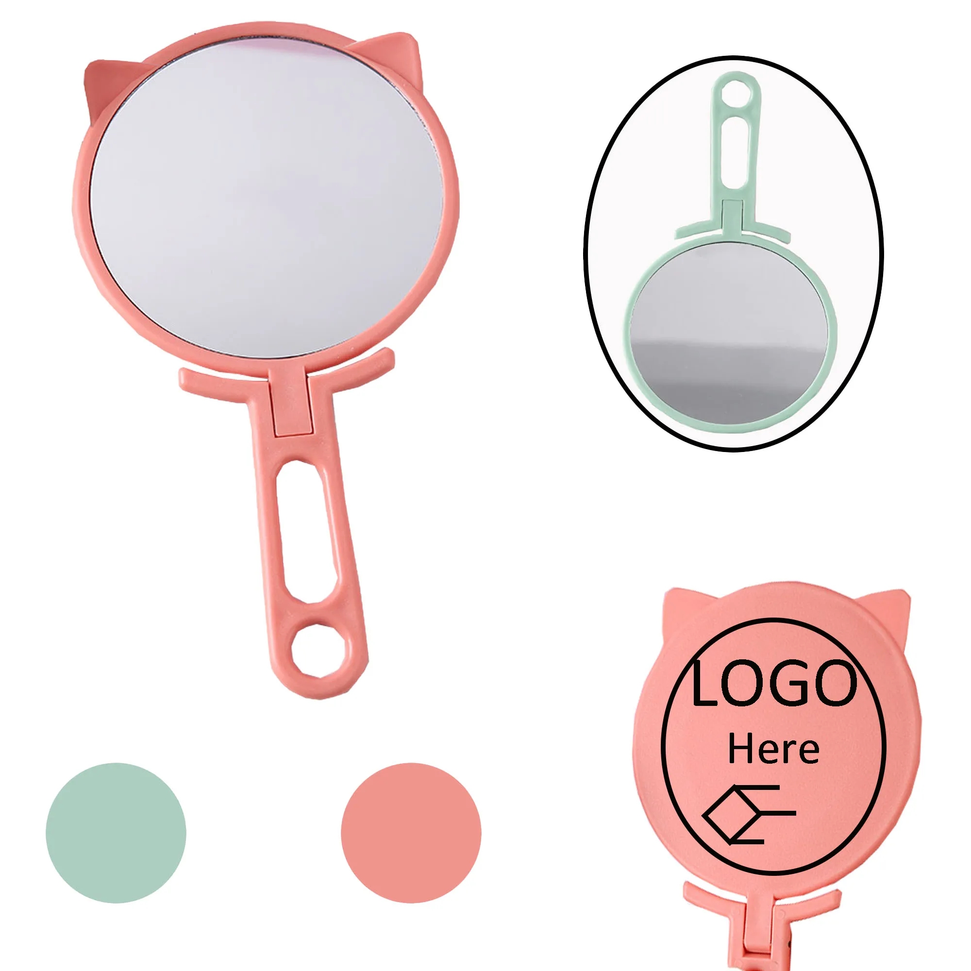 Mirror Looking Glass Keychain 3