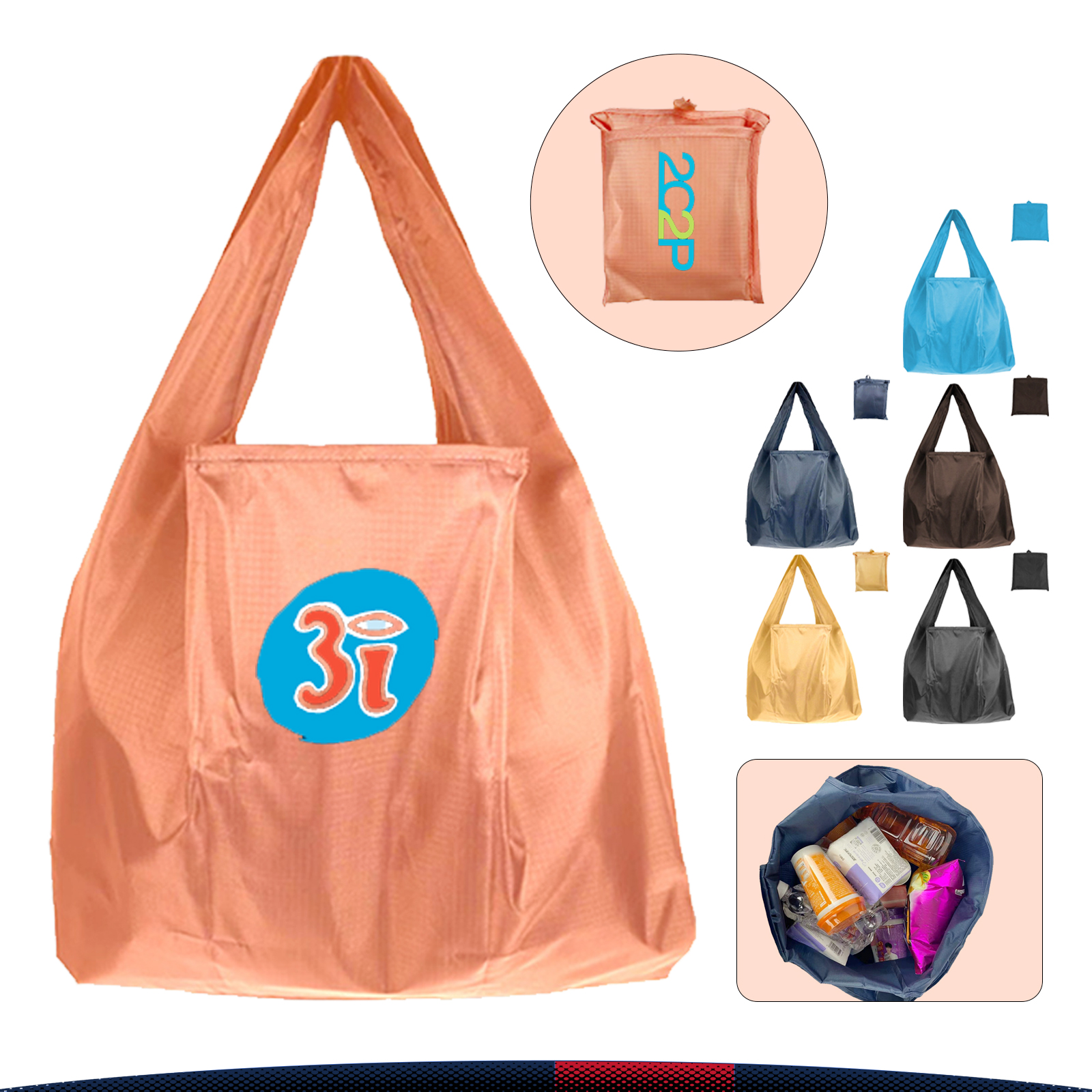 Edina Shopping Bag, custom tote bag with logo imprint 2