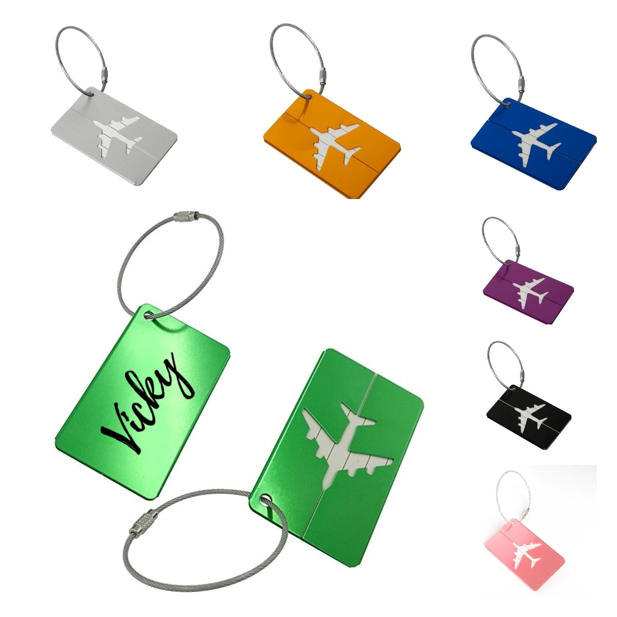 Aluminum Alloy Luggage Tag 7