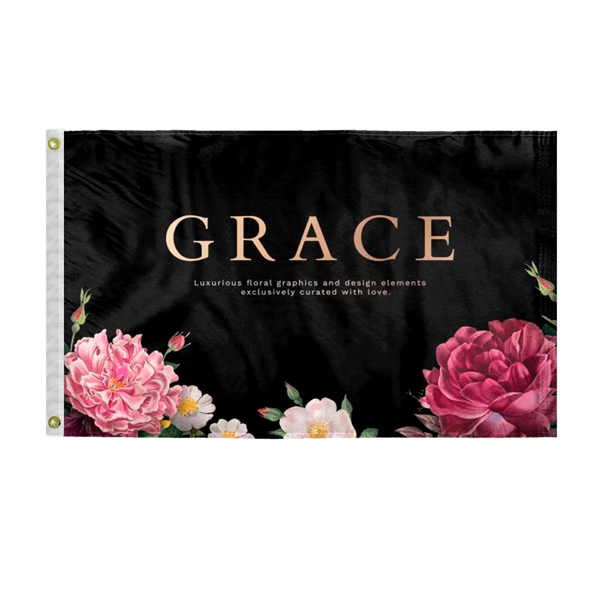 Custom Digital Print Flag 2.5' x 4' 2 Sided Poly 2