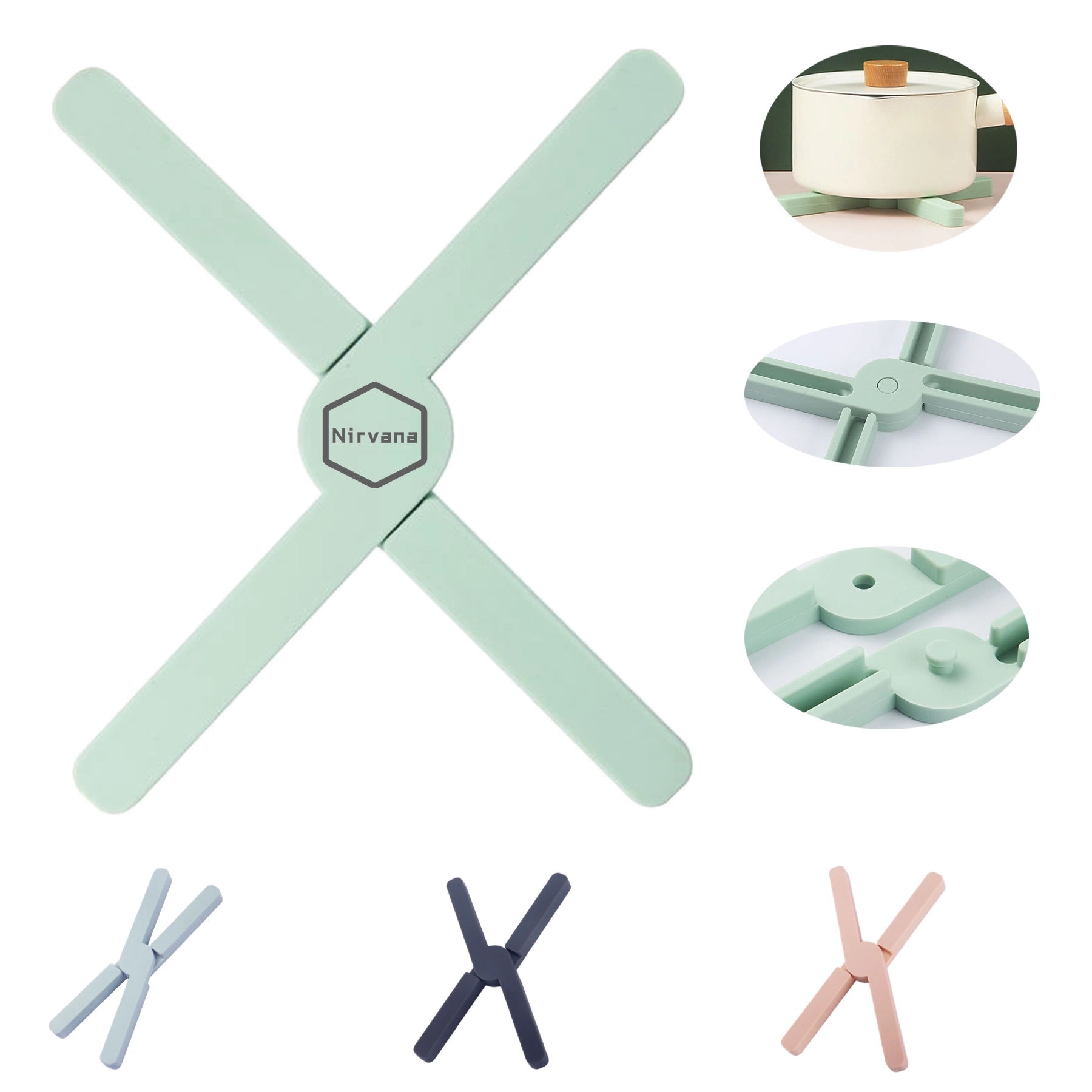 Silicone Folding Pot Pad 3