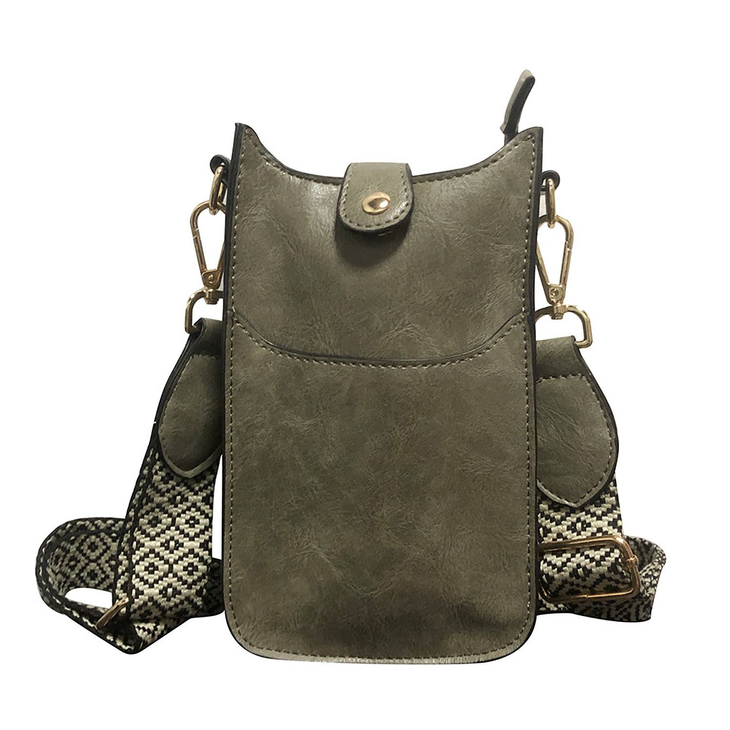 Retro vertical shoulder cell phone bag 5