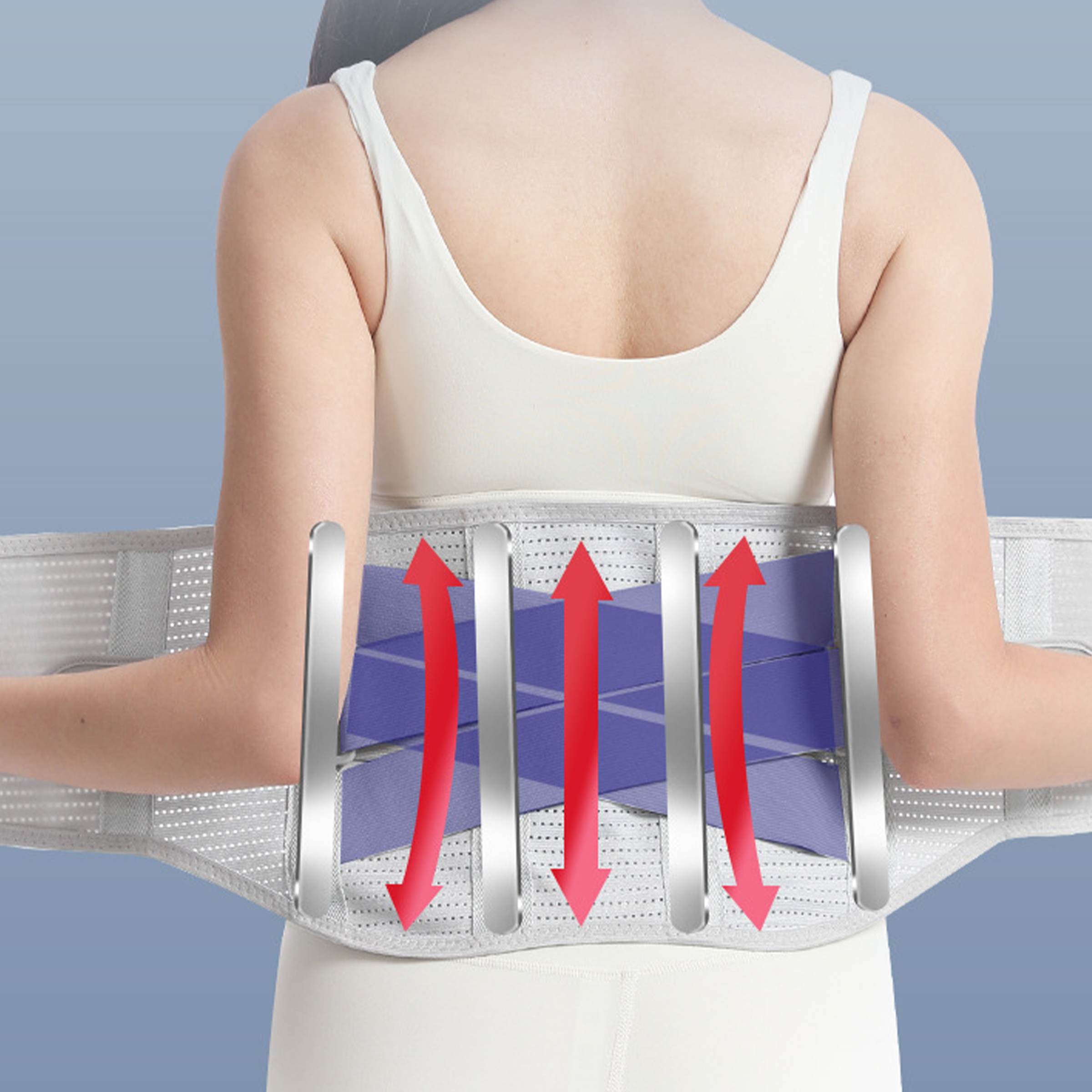 Polyester Breathable Sports Compression Waist Belt 6