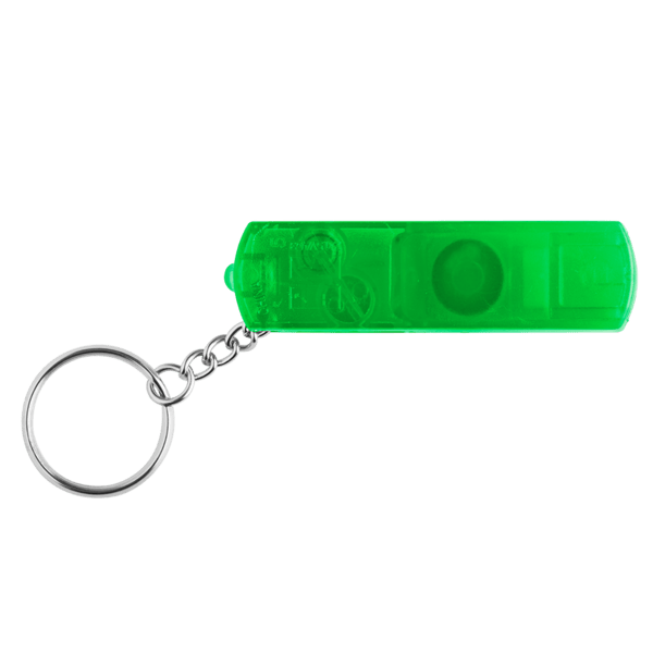 Whistle Keychain Light With Compass 1