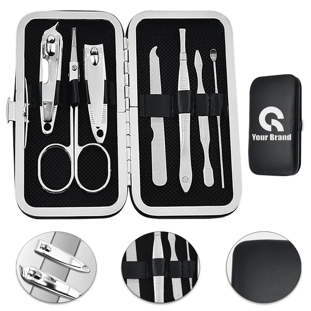 7pcs Stainless Steel Nail Clipper Tool Set All Over Printing 2