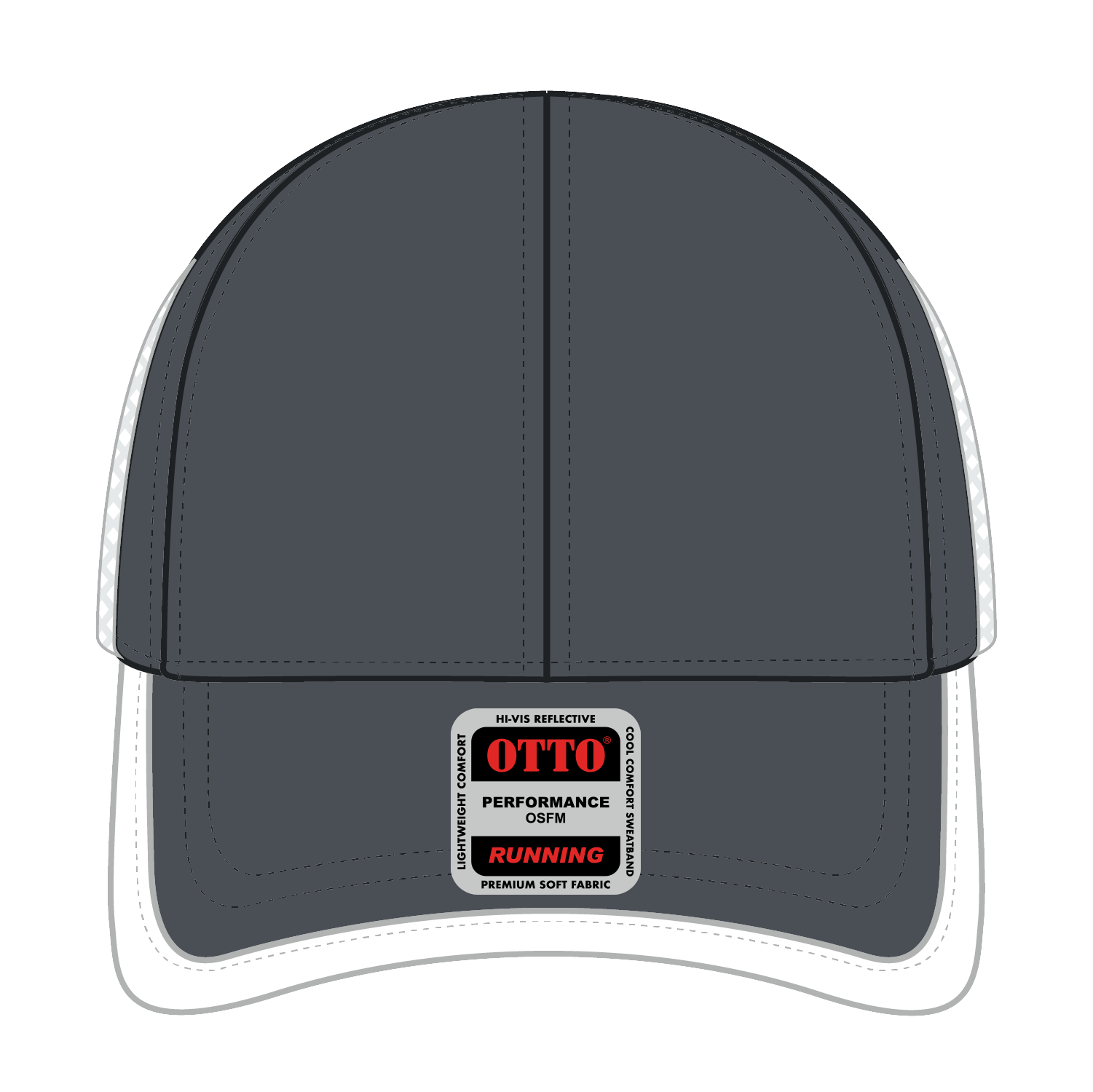 OTTO CAP® UPF 50+ 6 Panel Running Hat 16