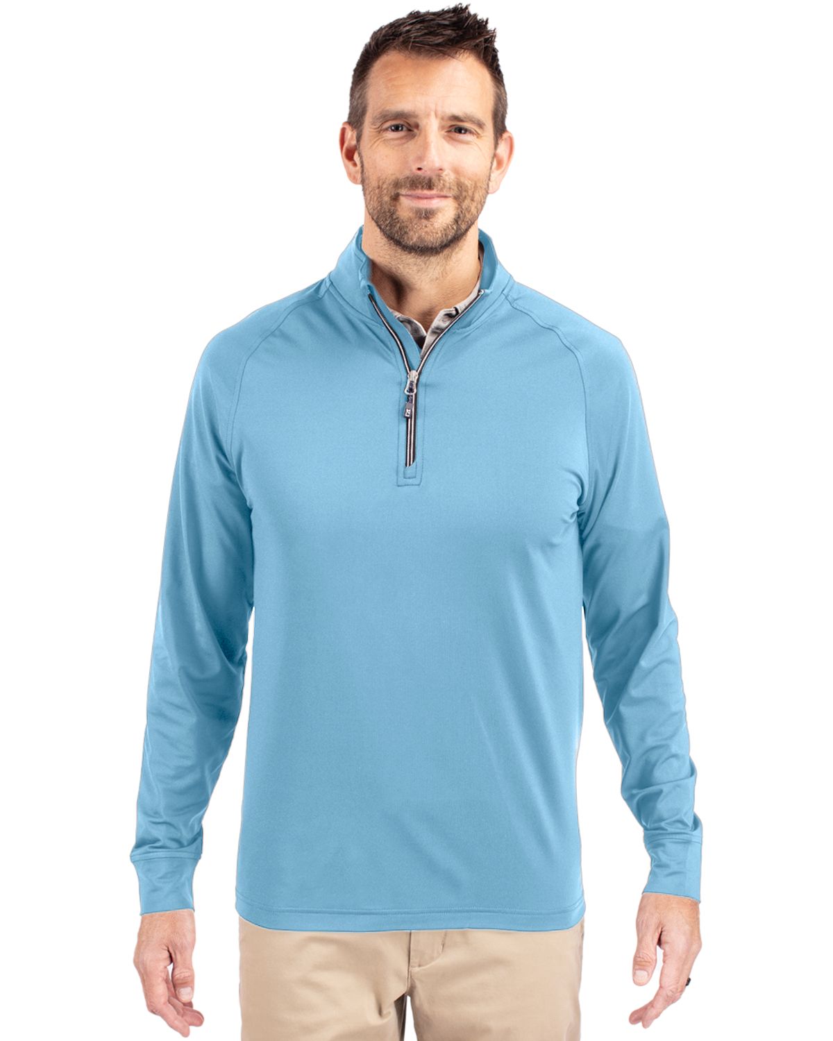Adapt Eco Knit Stretch Recycled Mens Quarter Zip Pullover