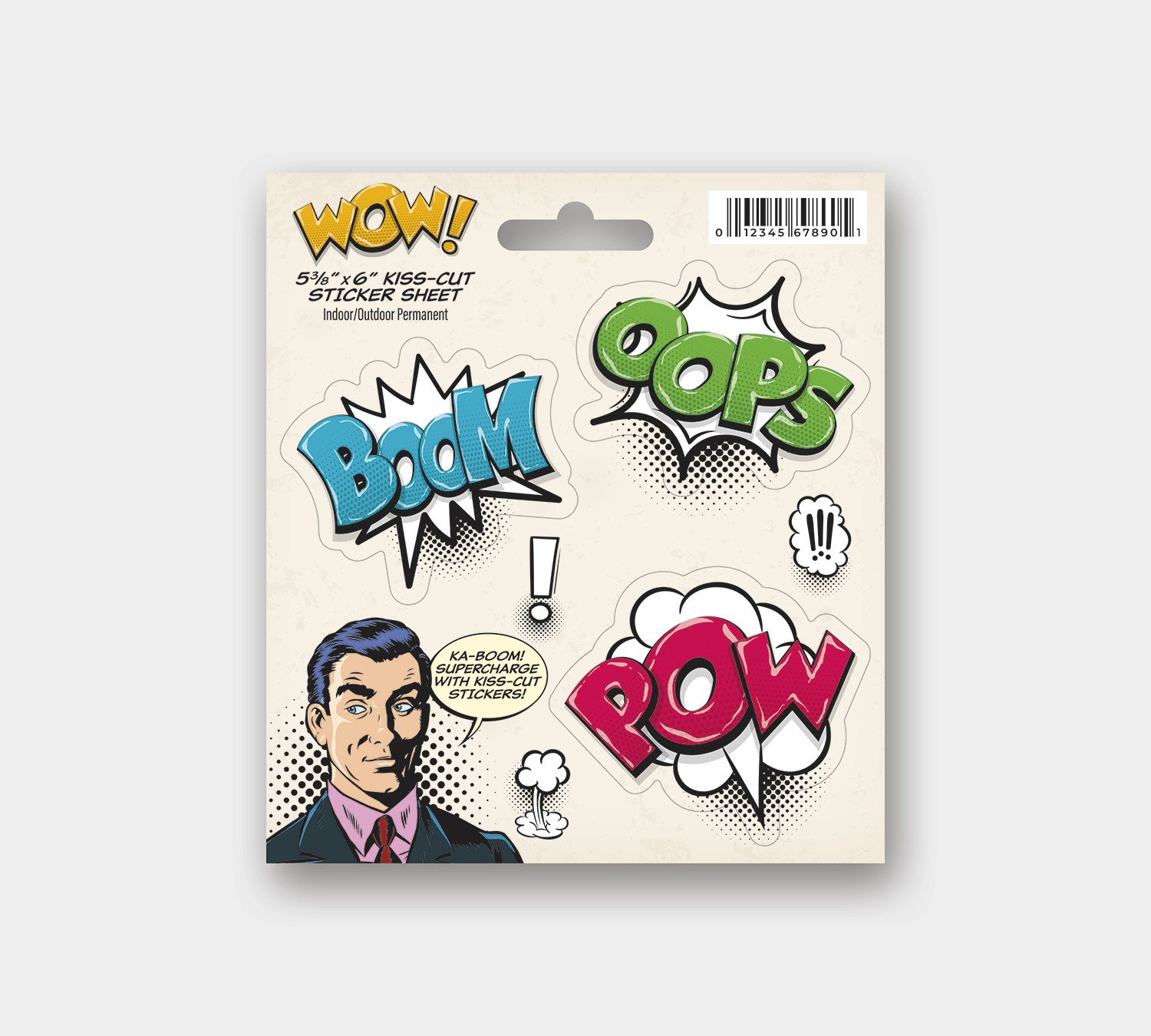 Permanent Writeable Matte Sticker - 25 to 34 Square Inches 2