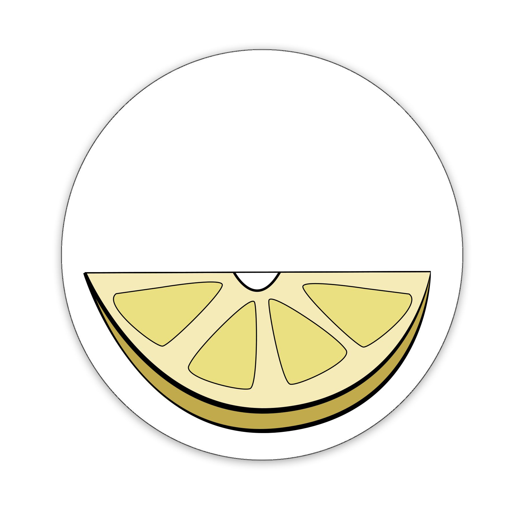 Fruit Slice Shaped NoteKeeper™ Magnet 35 Mil 4