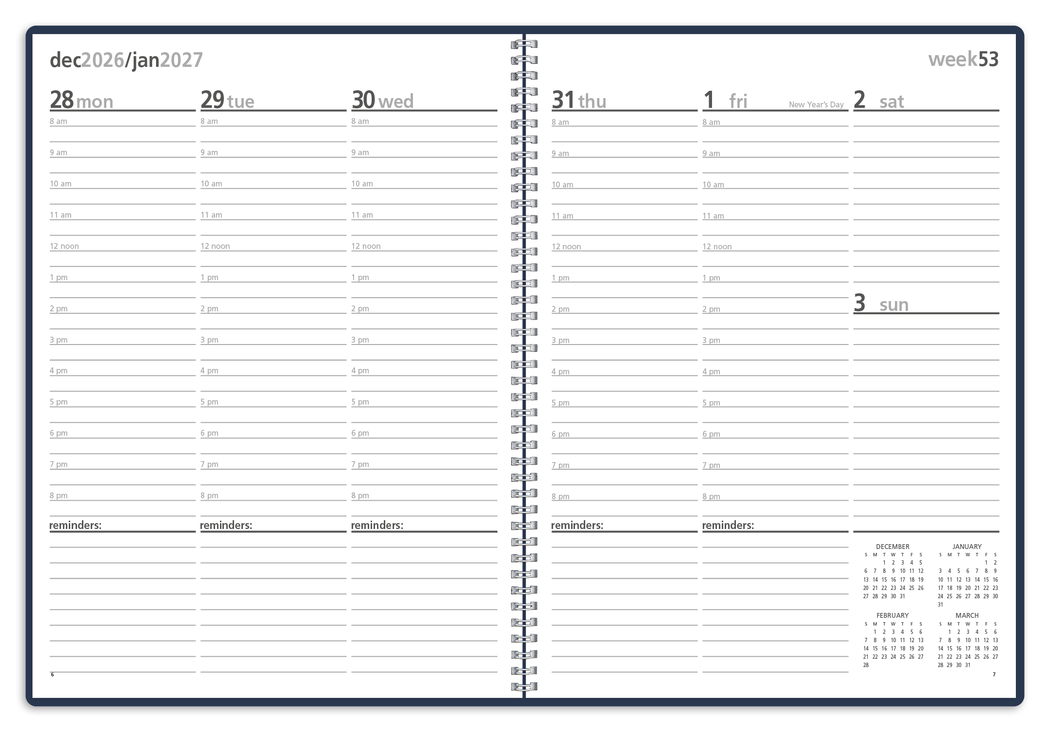 Triumph® Calendars Monthly & Weekly Planner 49