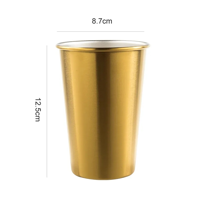 16oz. Stainless Steel Pint Cups 2