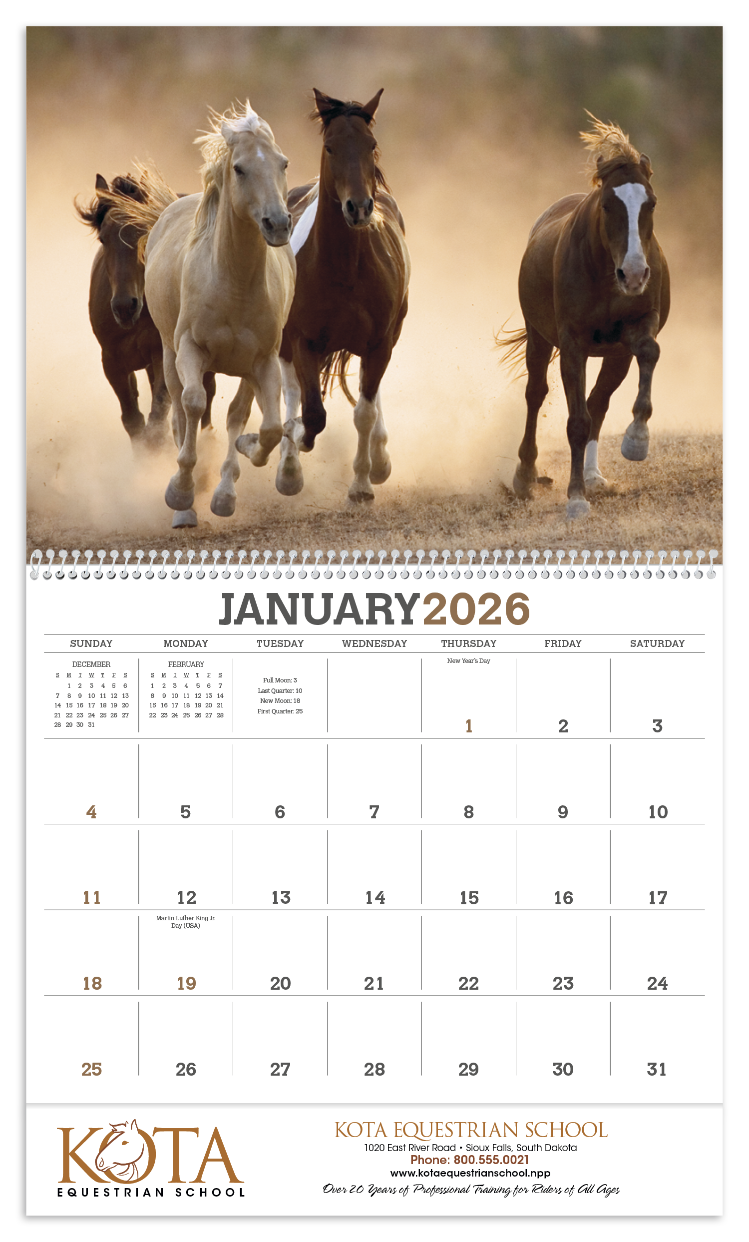 Triumph® Calendars Horses Calendar 6