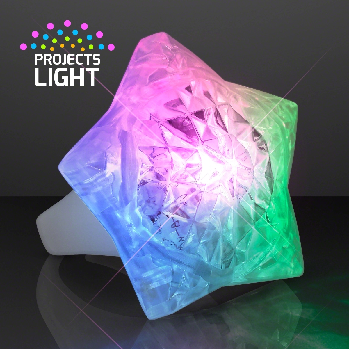 Light Up Crystal Star LED Ring 2