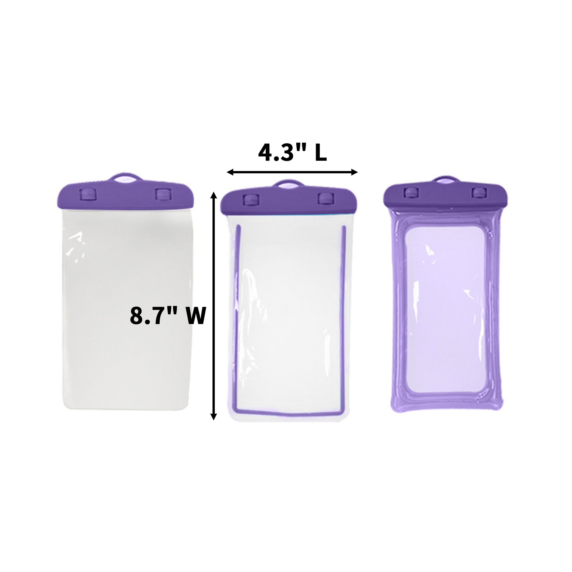 Waterproof Floating Phone Pouch 4.3" Length x 8.7" Width 7