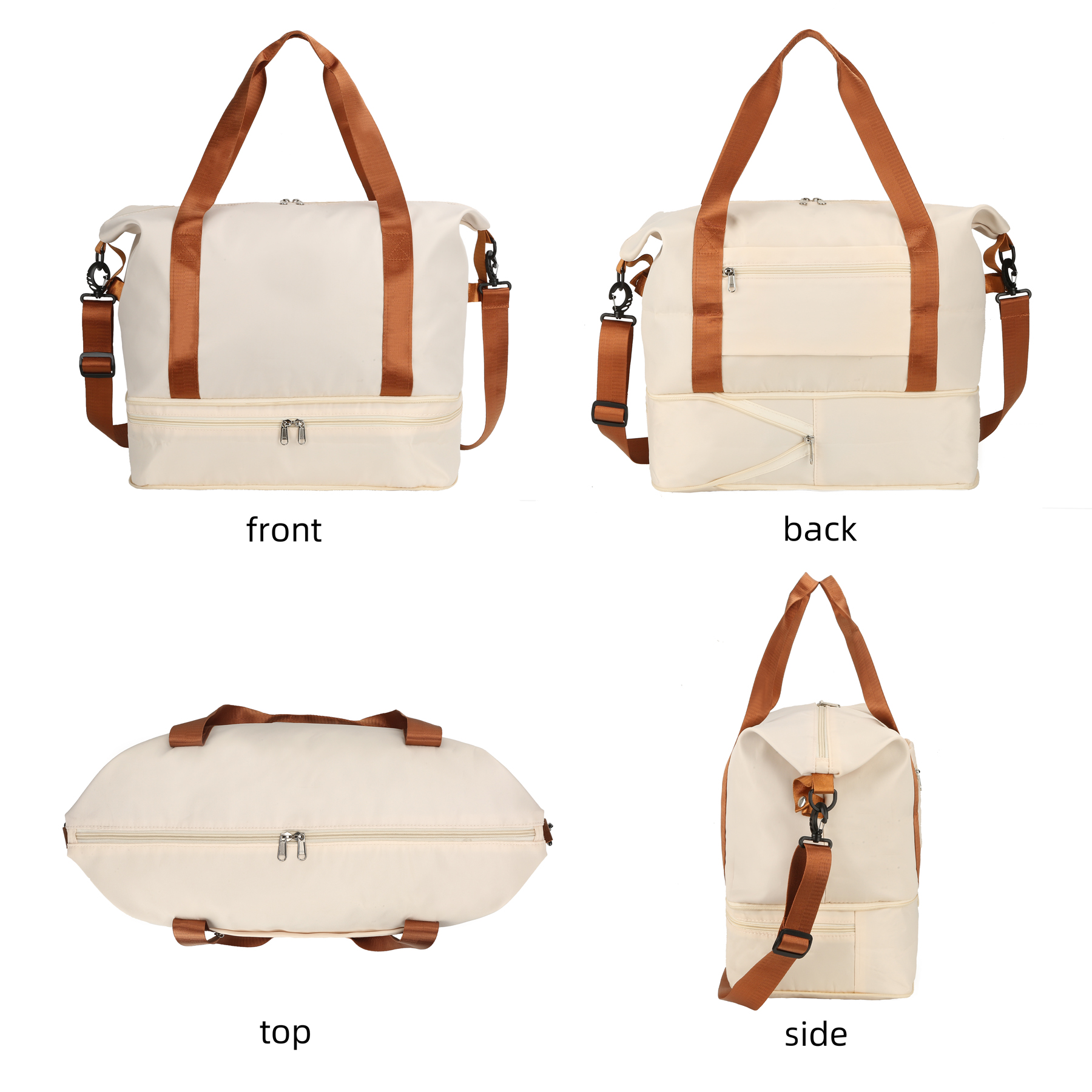 Gym Duffel Bag With Shoe Compartment 3