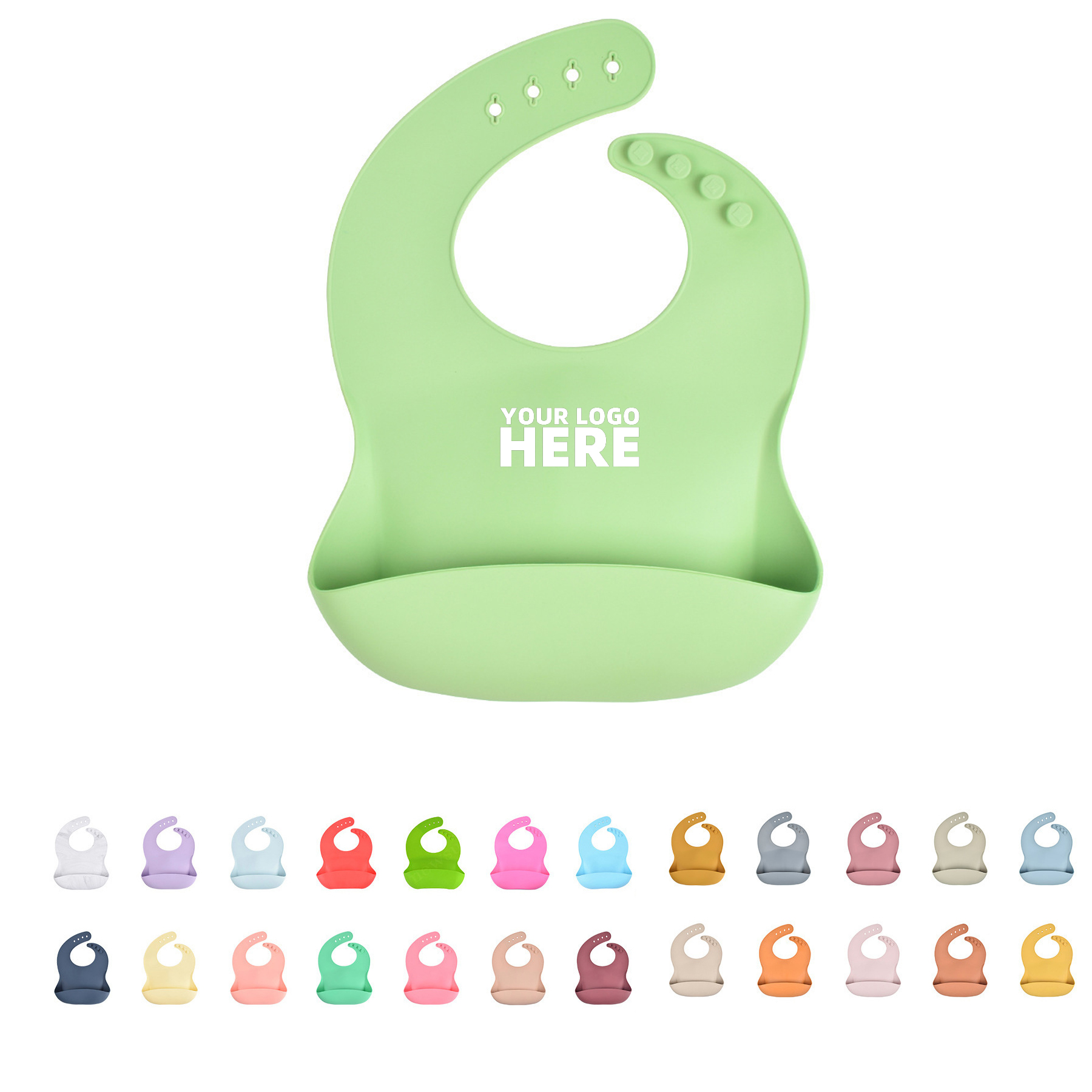 Cute Silicone Baby Bibs 2