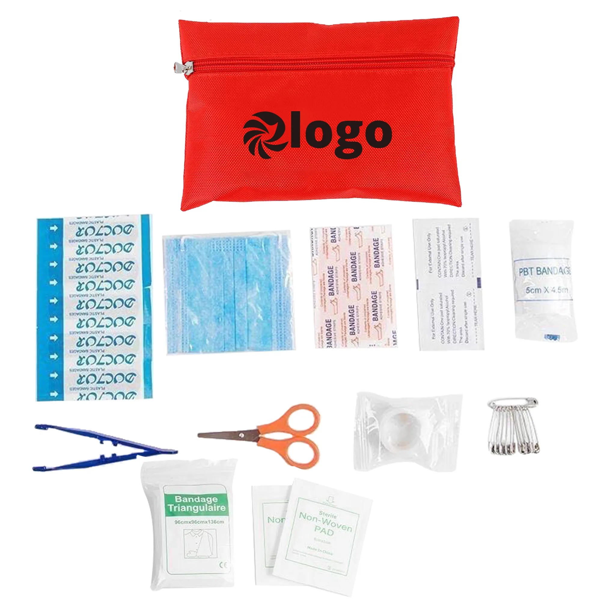 12 Piece First Aid Kit