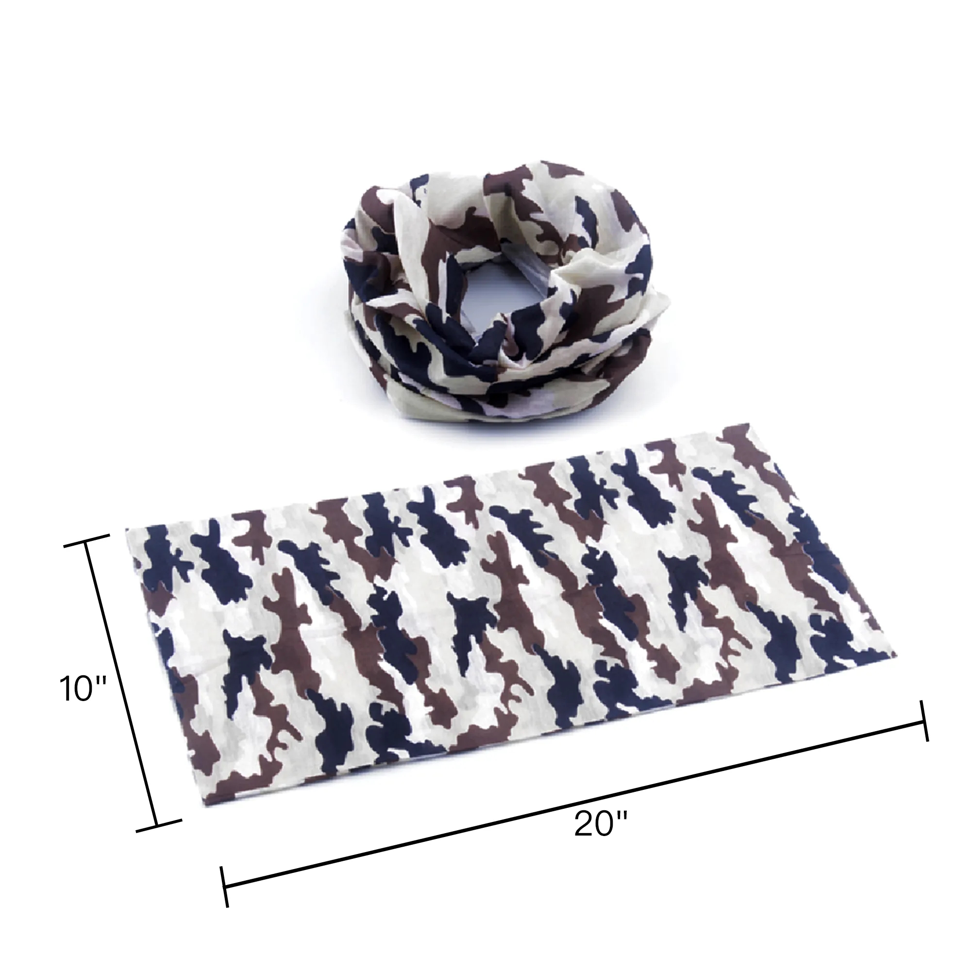 Custom Sublimated Scarf Face Bandana Mask 2