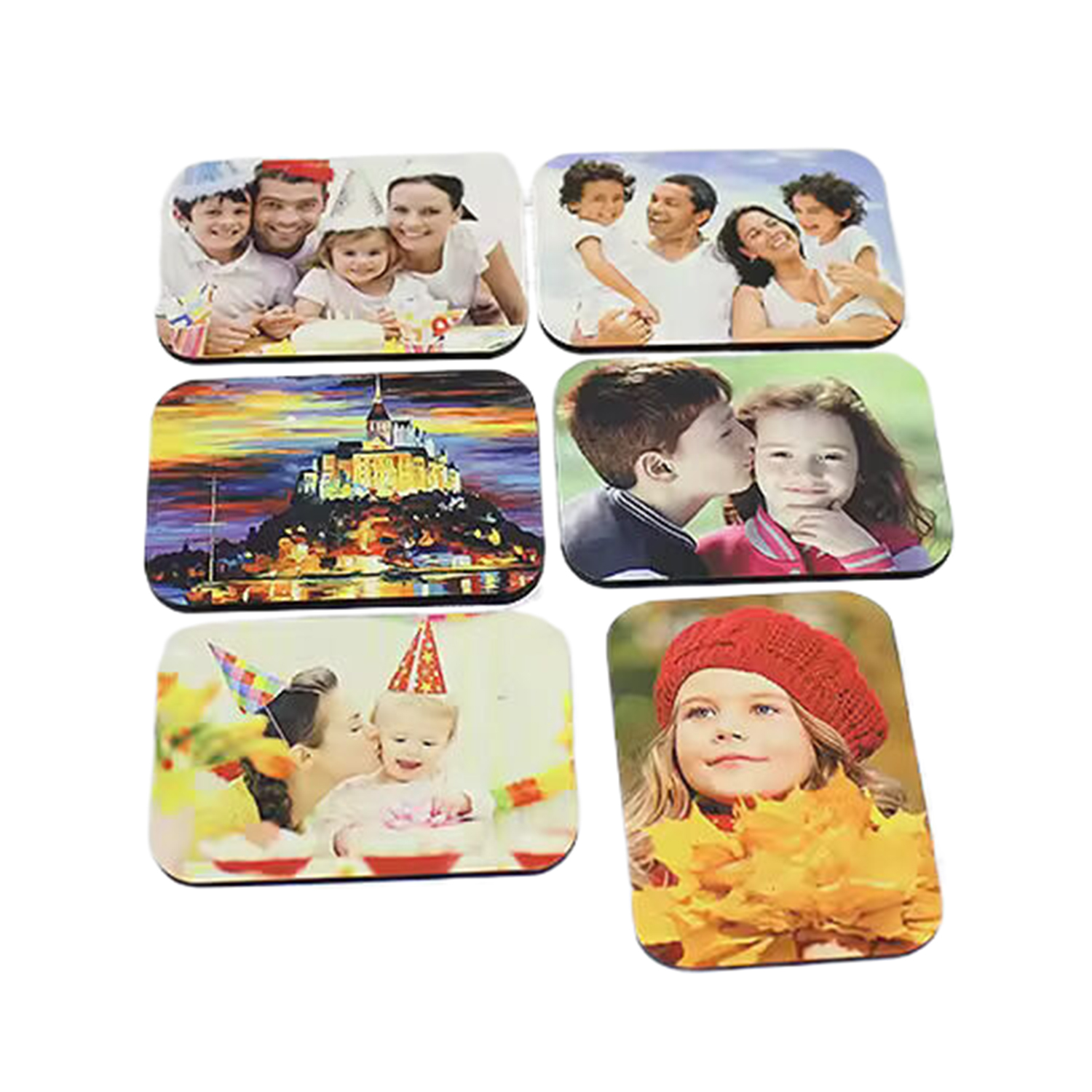 Rectangle Design Sublimation MDF Fridge Magnet 5