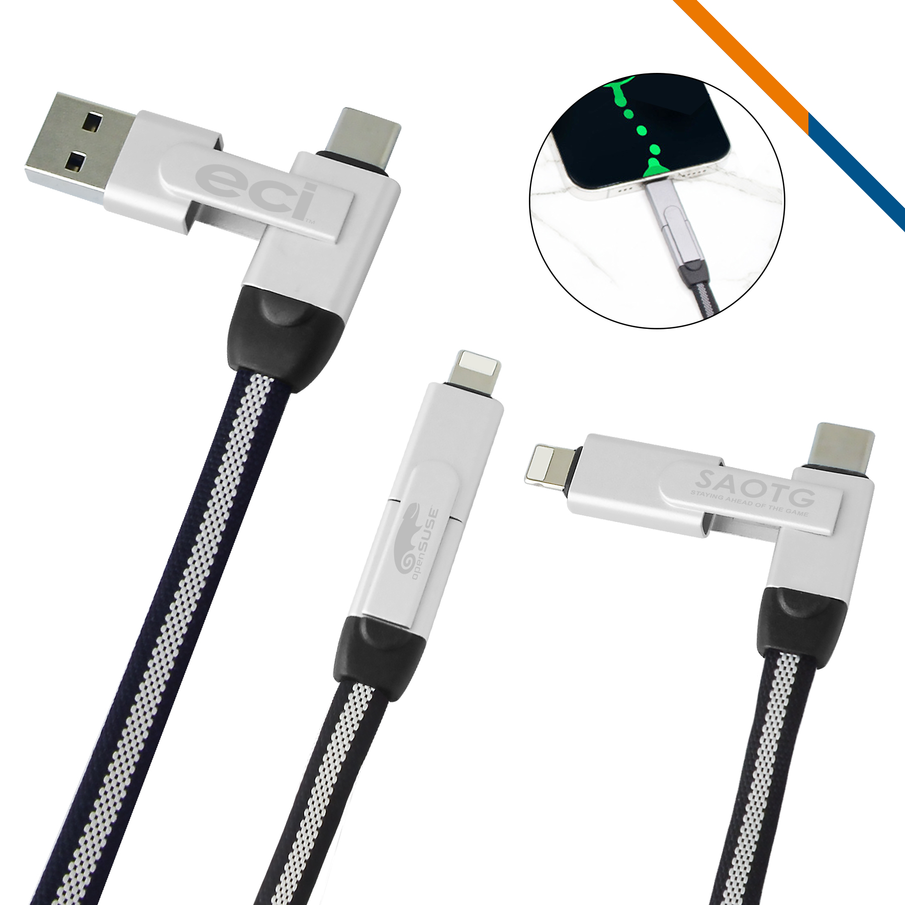 Parker 4in1 Fast Charging Cable 4