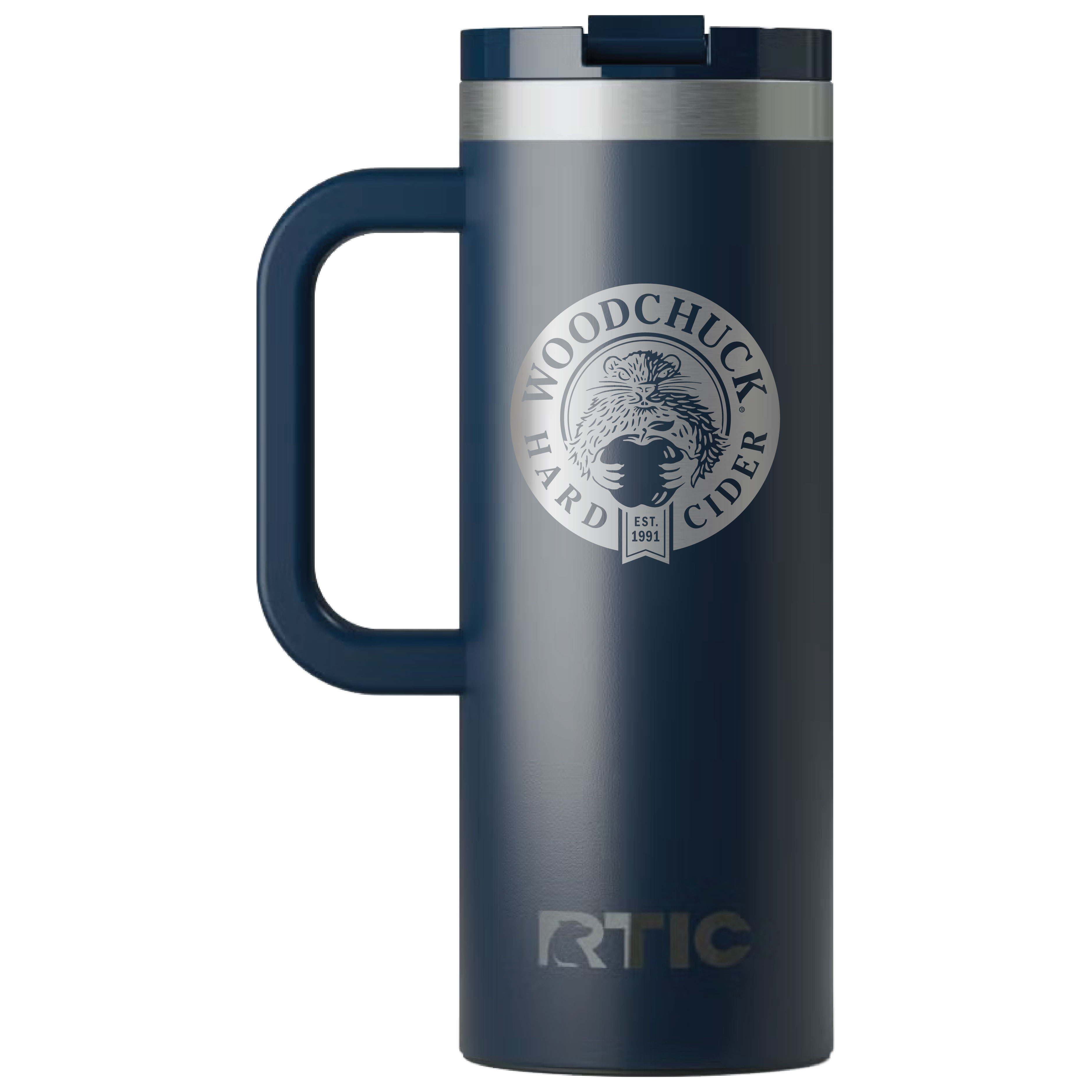 RTIC 20oz Ringed Stainless Steel Ceramic Lined Travel Mug 48