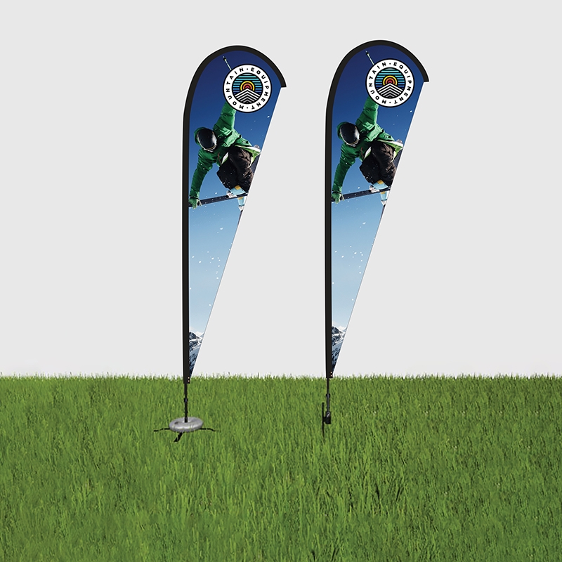 DisplaySplash 15' Double-Sided Custom Teardrop Flag 8