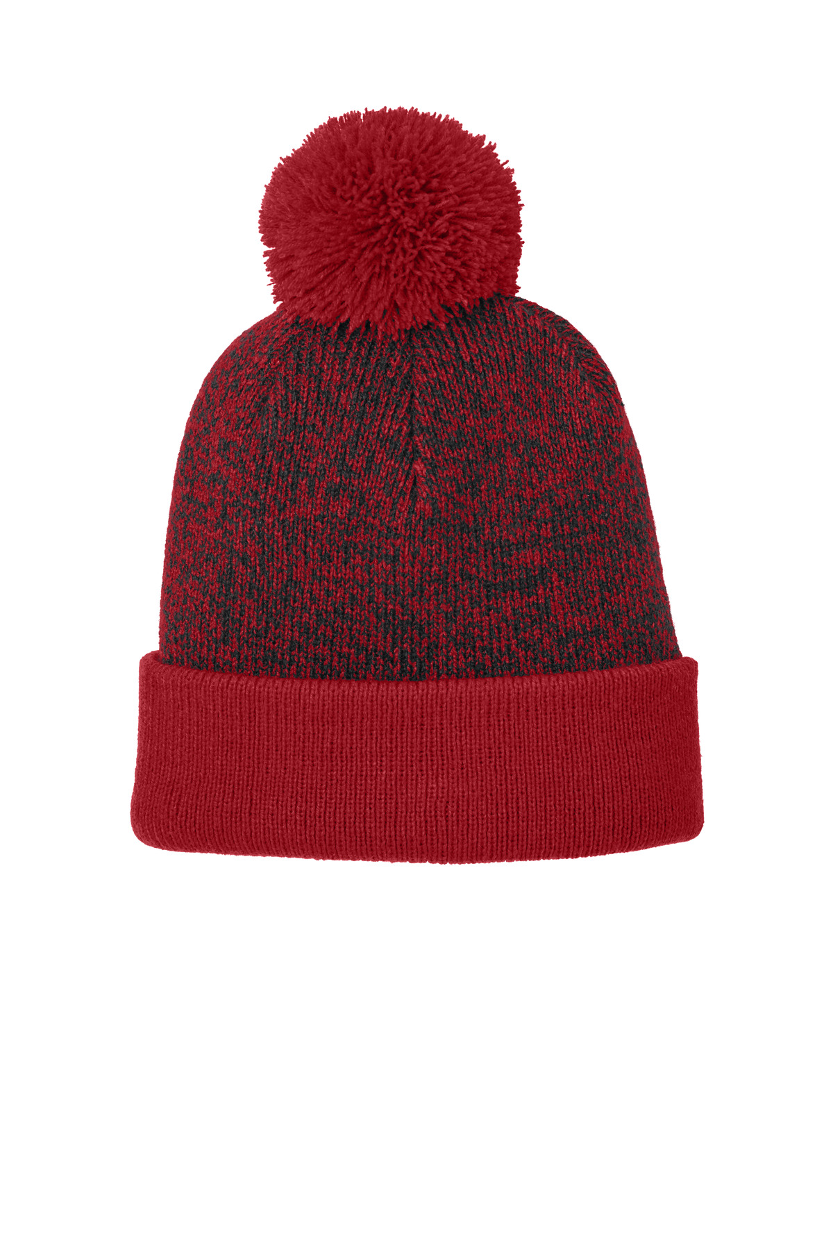 Sport-Tek Halftime Heather Pom Beanie STC68 24