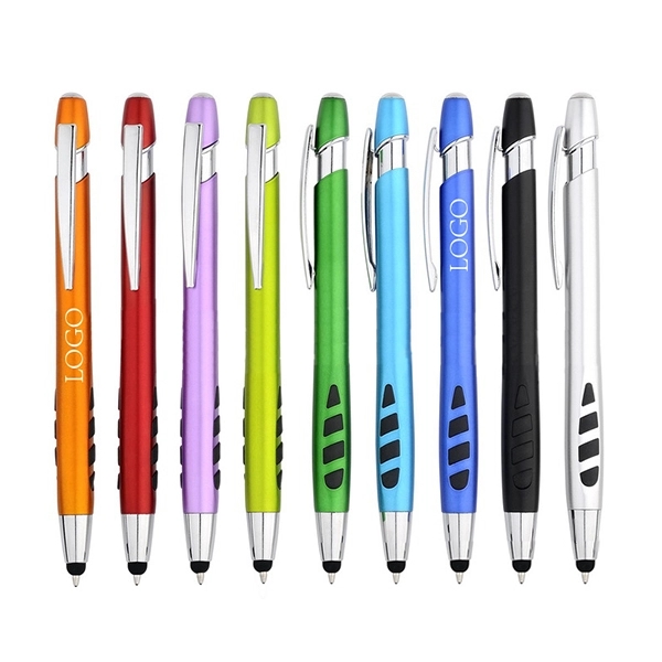 Promotional plastic havana stylus pen 1
