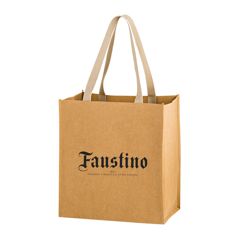 4-Bottle Washable Kraft Wine Tote 1