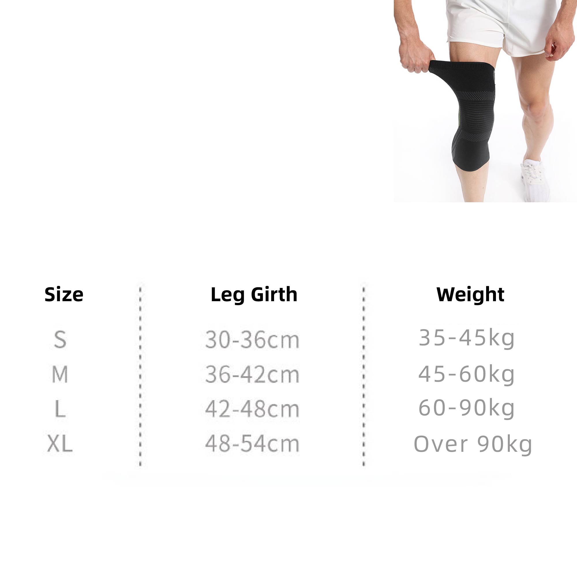 MOQ 10 pcs Athletic Knee Supports 1pc 3