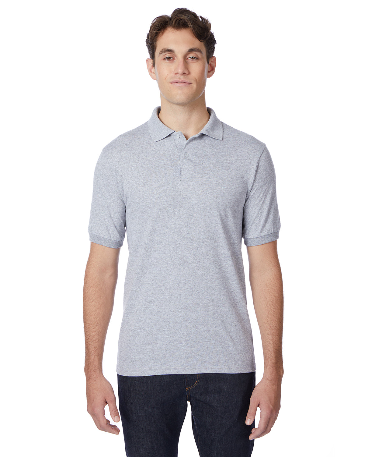 Hanes EcoSmart® Jersey Polo Shirt 7