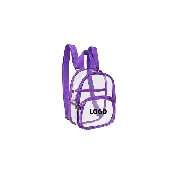 Clear PVC Waterproof Sports Backpack 2