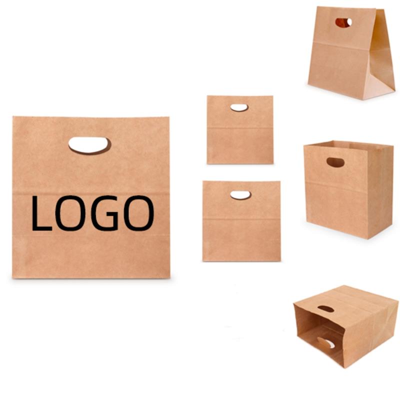 Die Cut Handle Kraft Paper Bag(13 3/4" H x 5 1/8" G x 11 13/16" W) 2