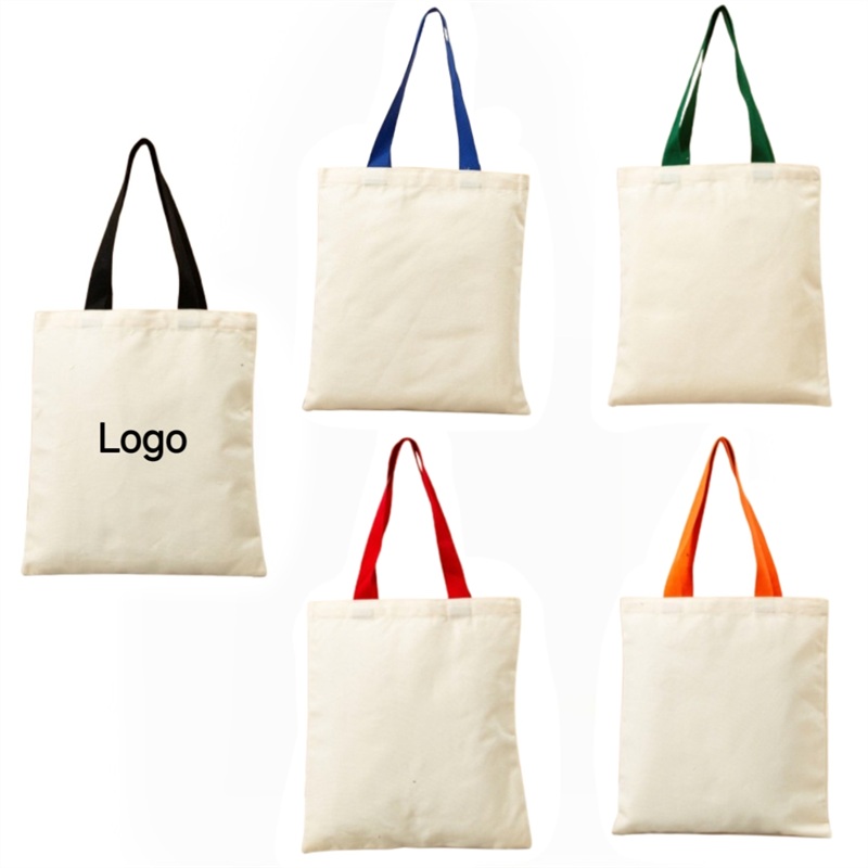 10 oz Cotton Canvas Tote Bags(10 5/8" W x 13" H) 1