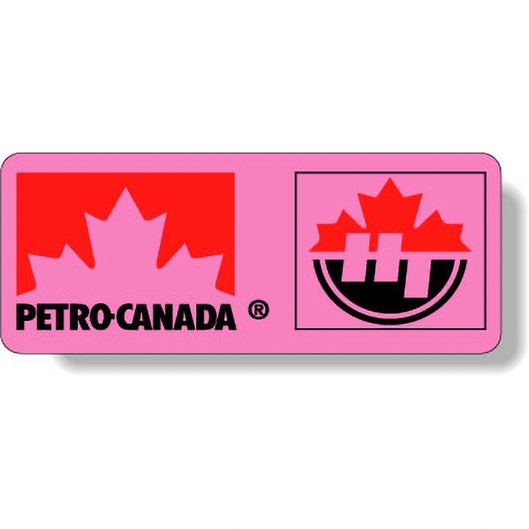 Fluorescent Pink Paper Roll Labels Stock Rectangle (2"x5")