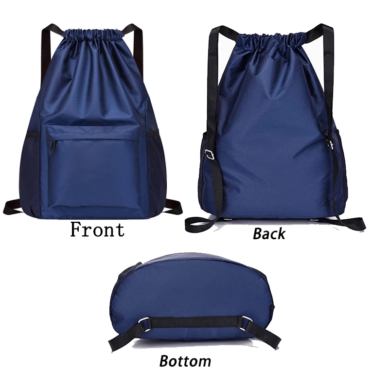 Waterproof Drawstring Backpack With Pockets 3