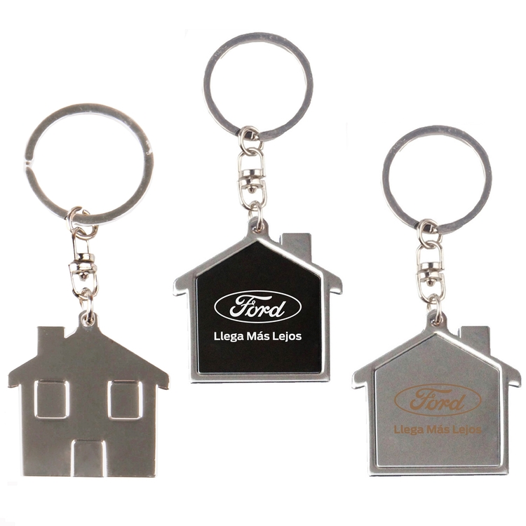 Chrome metal key holder 1