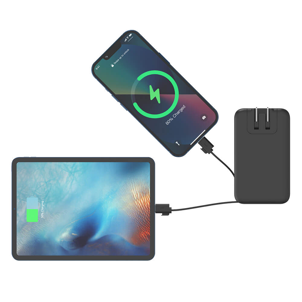 myCharge Powerhub Plus 6,000mAh Everything Built in Portable Charger 9