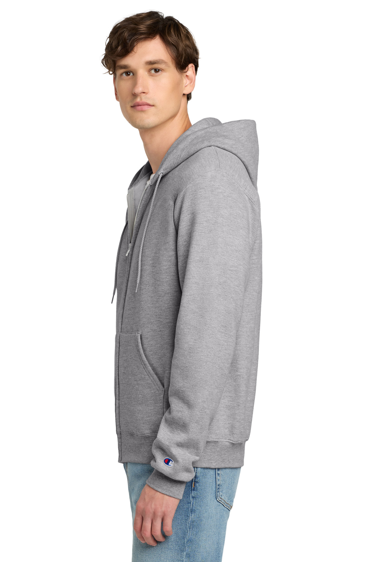 Champion Powerblend Full-Zip Hoodie. S800 4