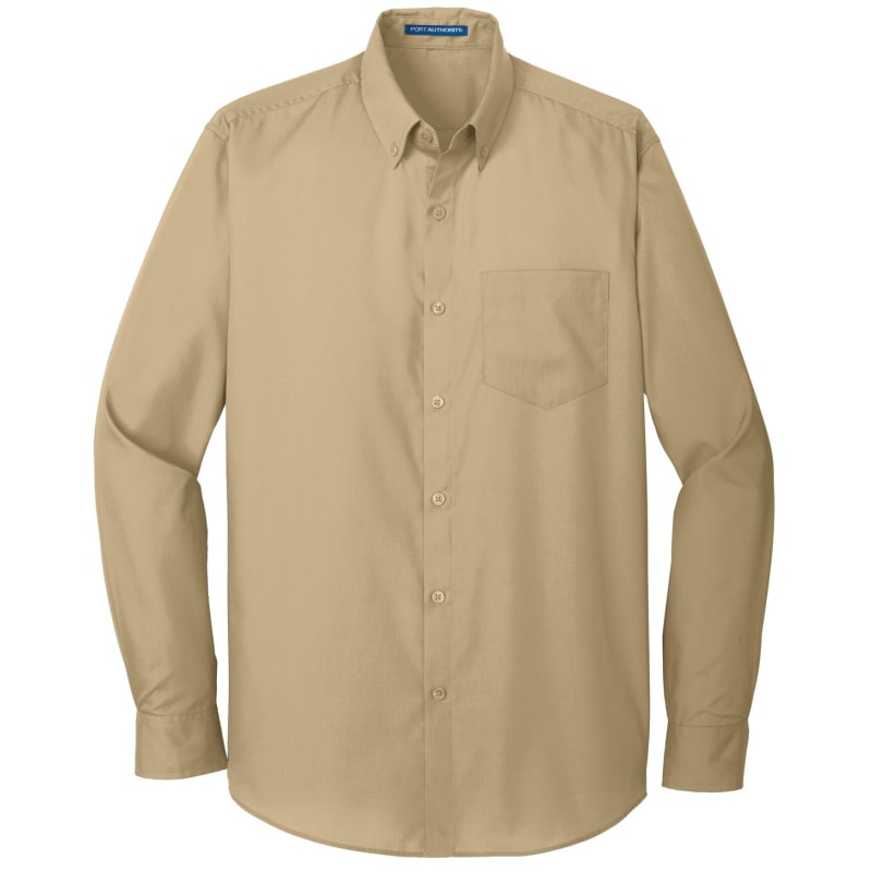 Port Authority Long Sleeve Carefree Poplin Shirt. 12