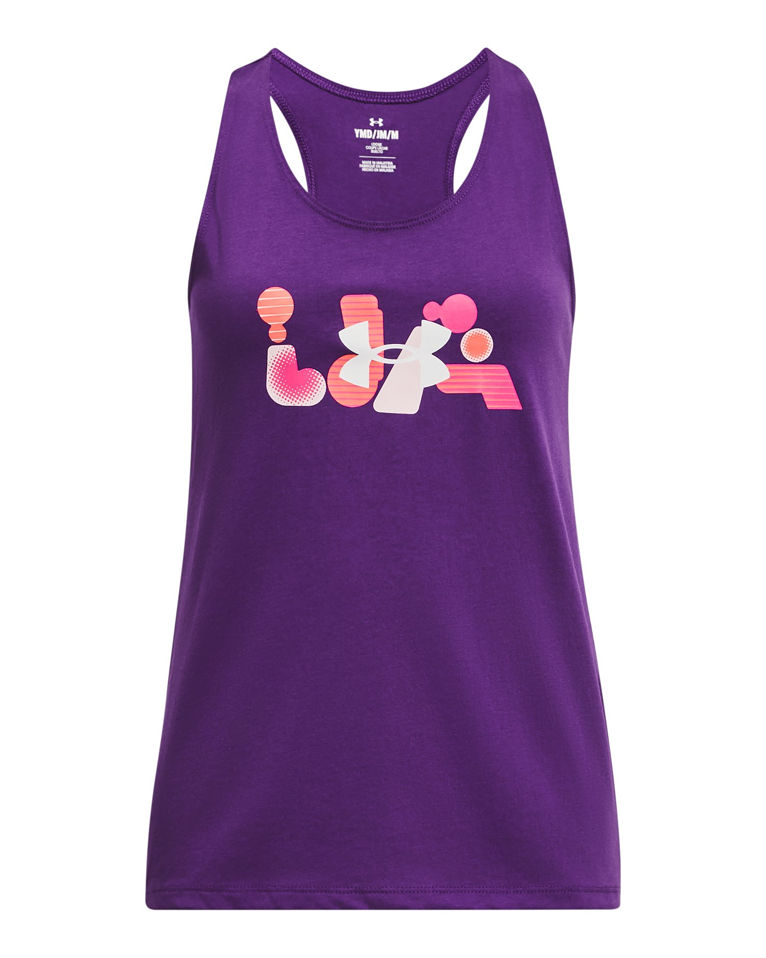 UA Bubble Abbreviation Girls' Tank 1