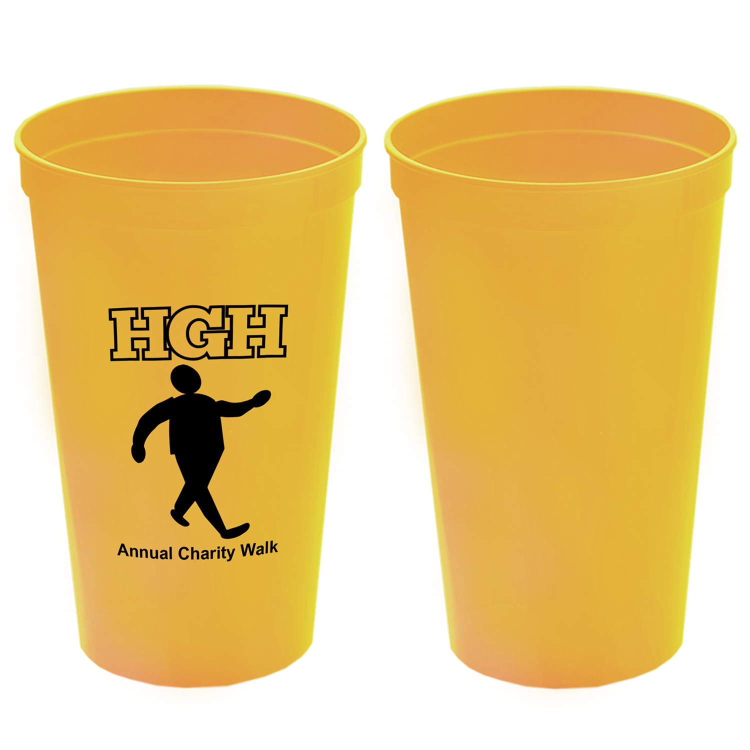 Stackable Polypropylene Stadium Cup, 22 oz. 11