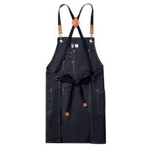 Adjustable Denim Bib Work Apron 2