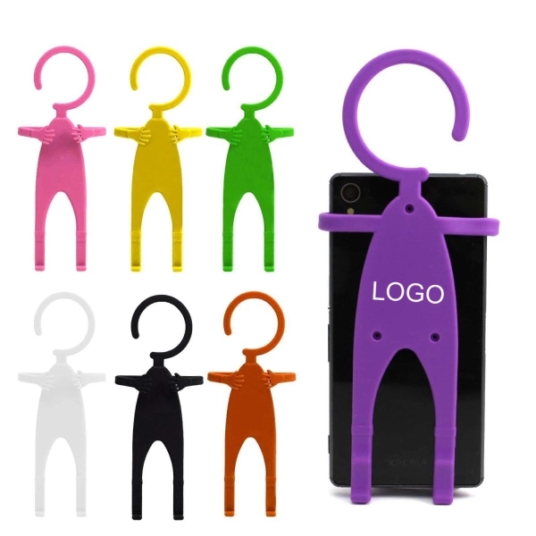 Human Shape Flexible Cell Phone Holder 2