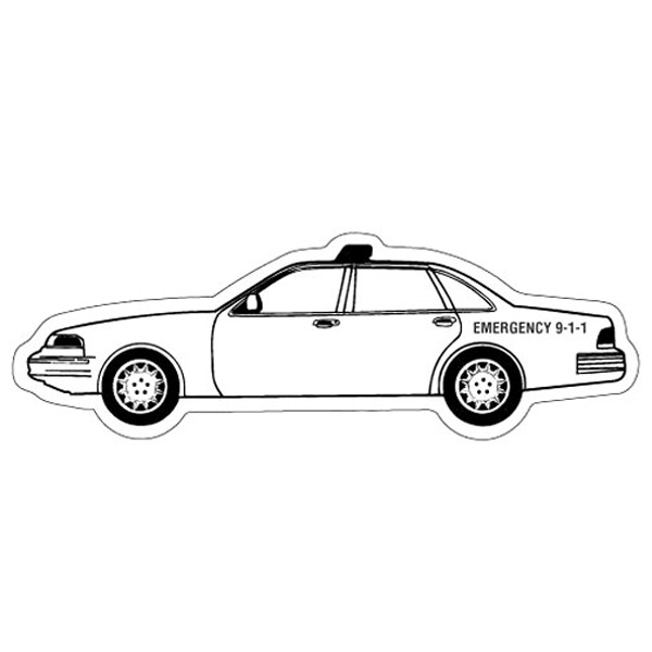 Police Car Magnet - Full Color 2