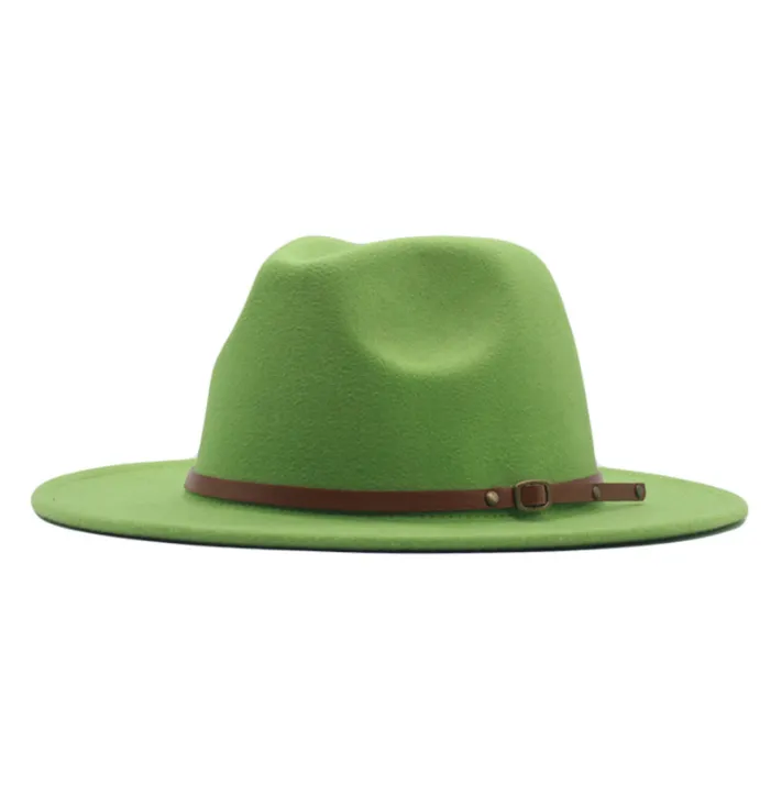 Womens Classic Wide Brim Floppy Panama Hat 1