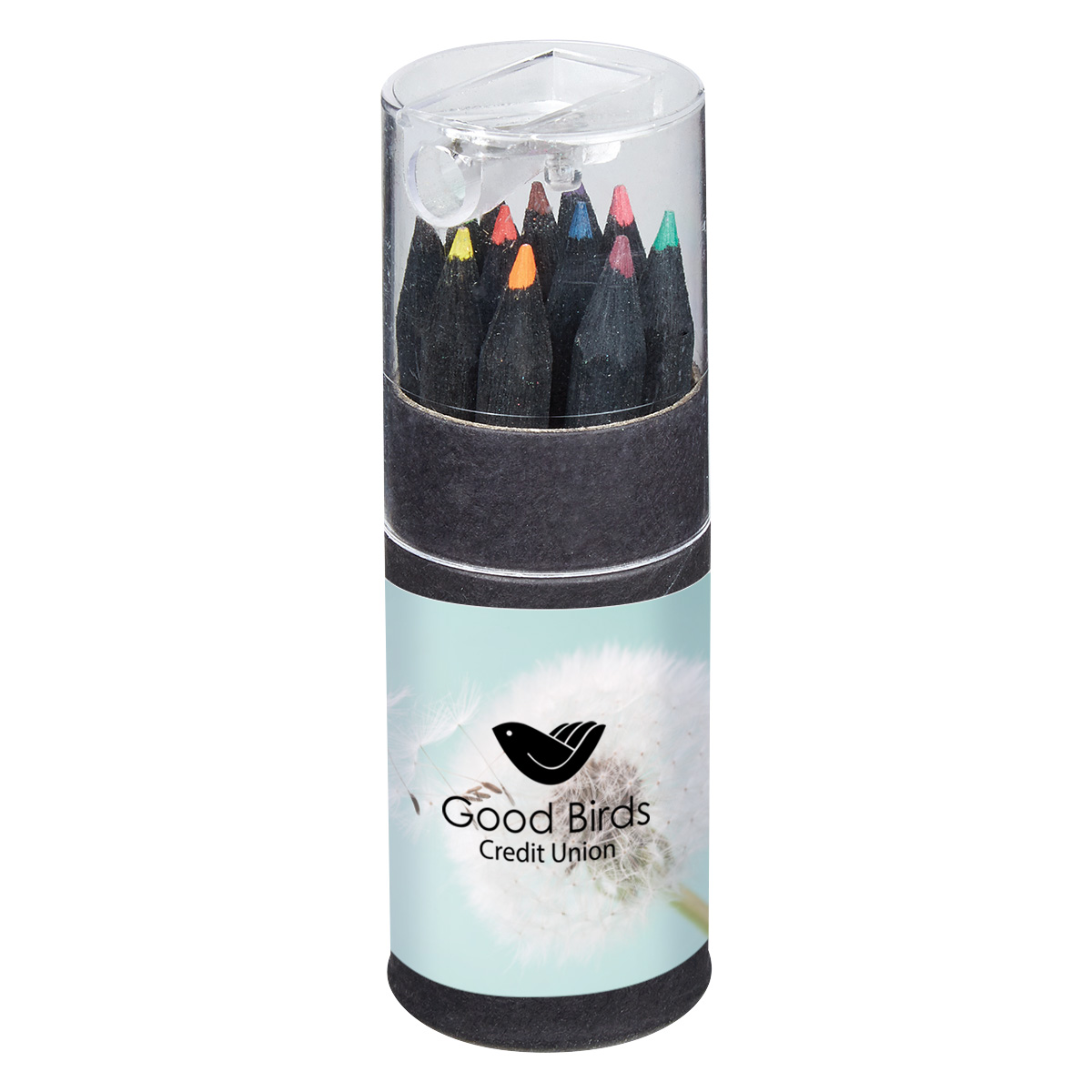 Blackwood 12-Piece Colored Pencil Set In Tube With Sharpener 3