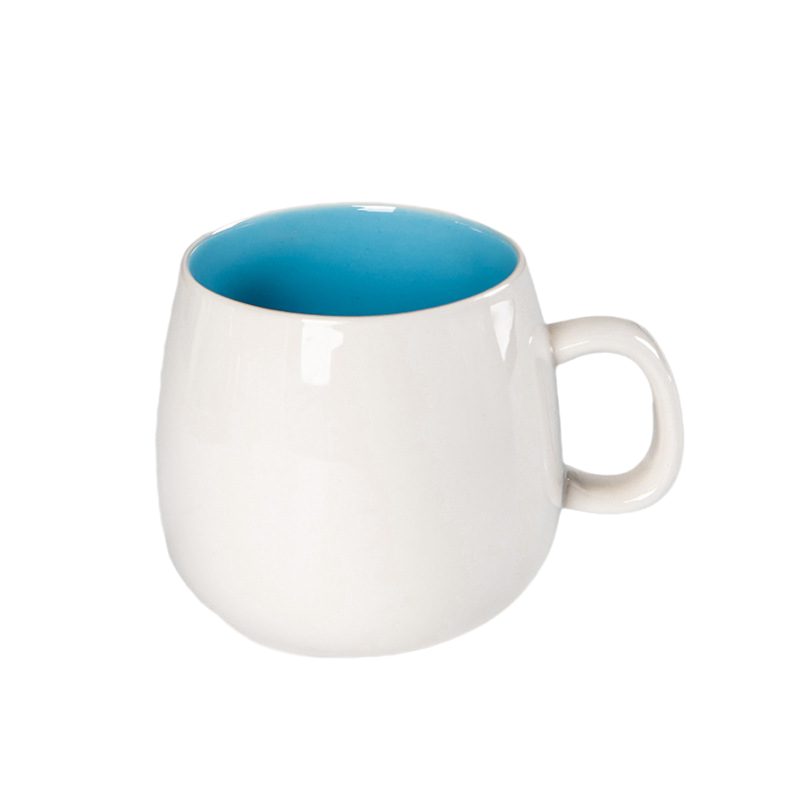 Custom Logo 9 oz. Ceramic Milk Mug 4